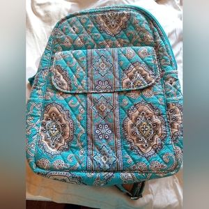Vera Bradley Totally Turquoise Mini Backpack